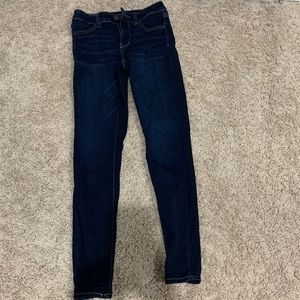 Dark blue next level stretch american eagle jeans